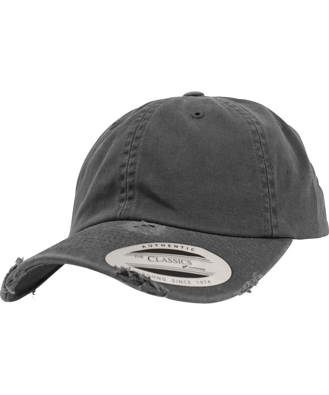 Flexfit By Yupoong Low Profile Destroyed Cap 6245Dc YP095 - Dark Grey One size - Customisable Caps