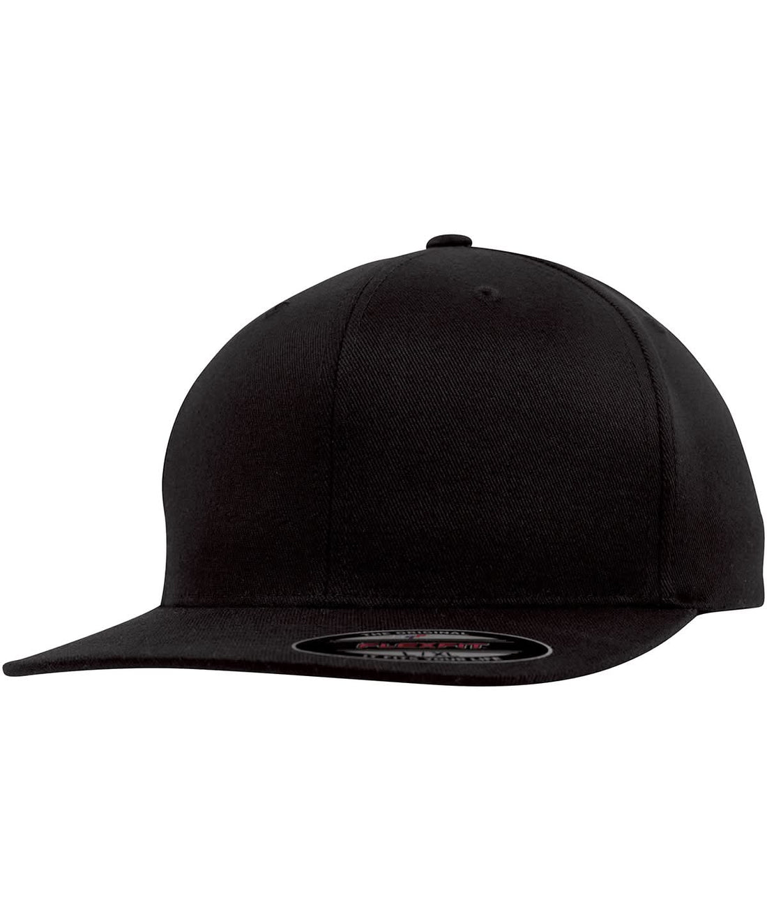 Flexfit By Yupoong Flexfit Flat Visor 6277Fv YP106 - Black - Customisable Caps