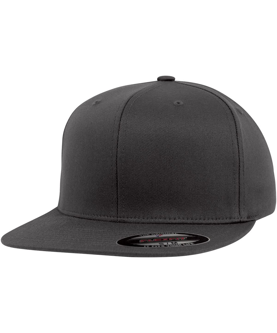 Flexfit By Yupoong Flexfit Flat Visor 6277Fv YP106 - Dark Grey - Customisable Caps