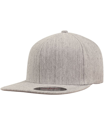 Flexfit By Yupoong Flexfit Flat Visor 6277Fv YP106 - Heather - Customisable Caps