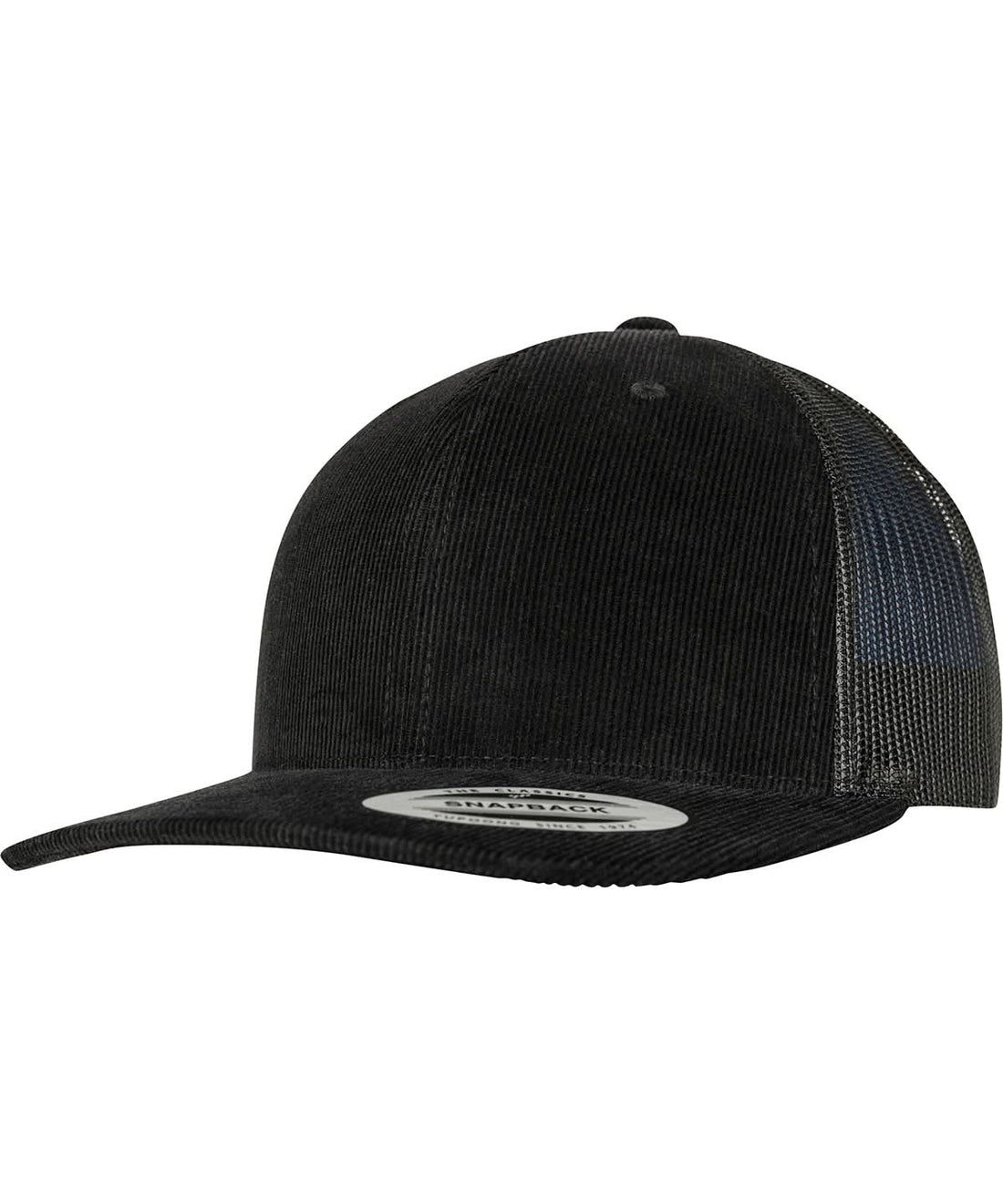 Flexfit By Yupoong Corduroy Retro Trucker 6606Ct YP130 - Black One size - Customisable Caps