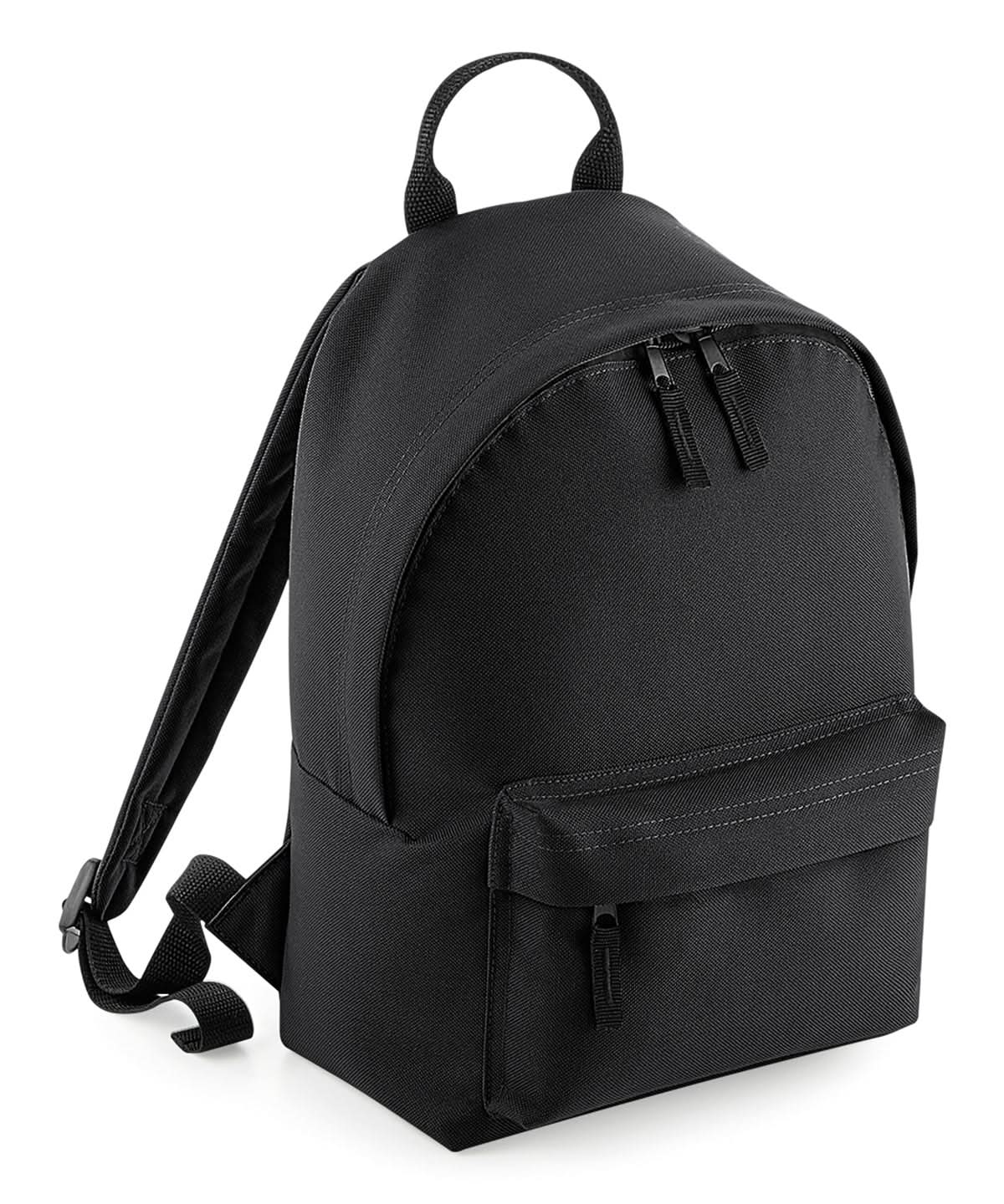 Bagbase Mini fashion backpack B125S - Black Black One size - Customisable Bags