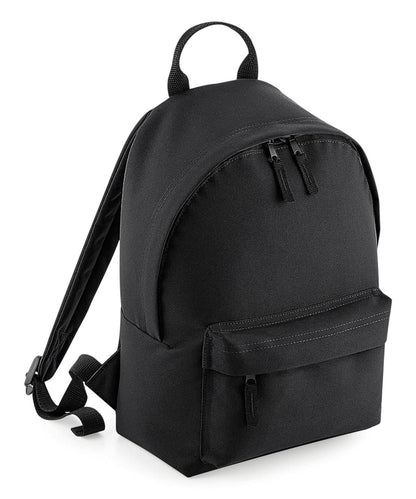 Bagbase Mini fashion backpack B125S - Black Black One size - Customisable Bags