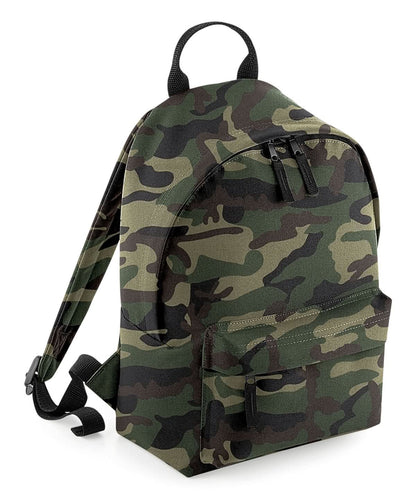 Bagbase Mini fashion backpack B125S - Jungle Camo One size - Customisable Bags