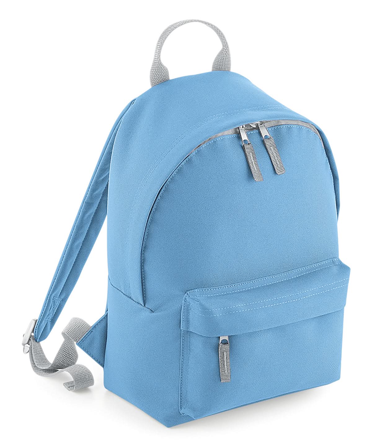 Bagbase Mini fashion backpack B125S - Sky Blue Light Grey One size - Customisable Bags