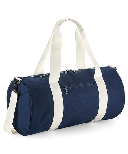 Bagbase Original barrel bag XL B140L - French Navy Off White One size - Customisable Bags