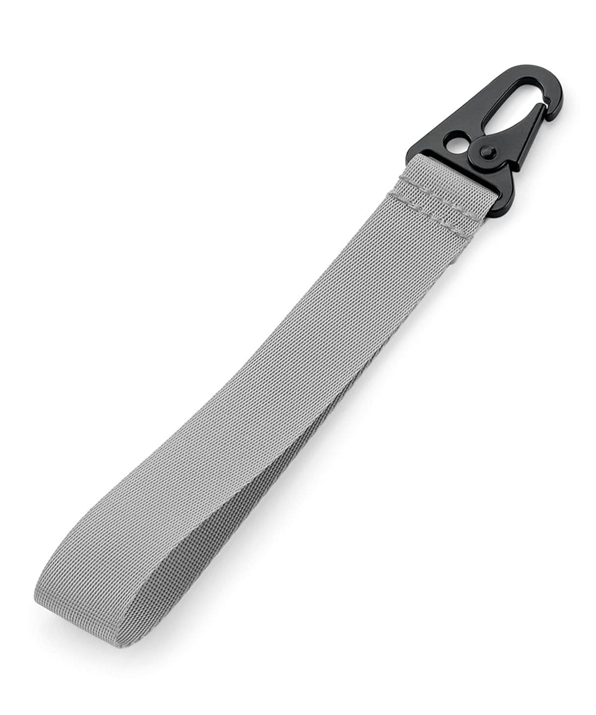 Bagbase Brandable key clip BG100 - Grey One size - Customisable Keyrings