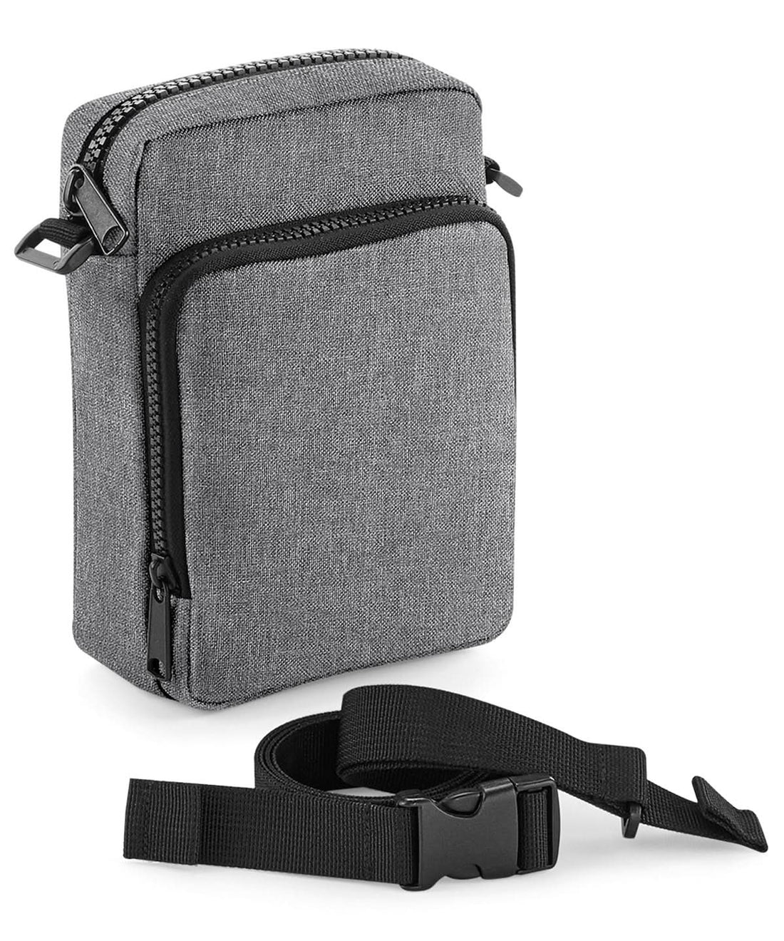 Bagbase Modulr 1 litre multi pocket BG241 - Grey Marl One size - Customisable Bags