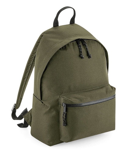 Bagbase Recycled backpack BG285 - Military Green One size - Customisable Bags