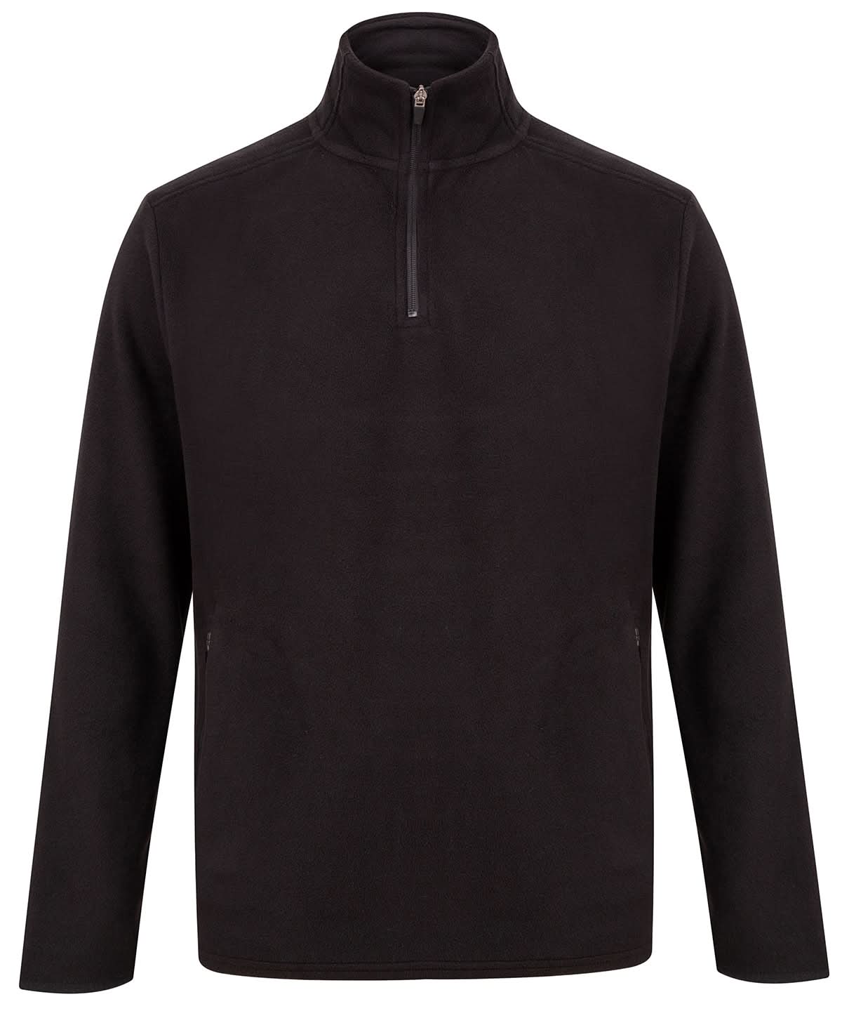 Henbury Zip Microfleece Jacket HB858 - Black - Customisable Jacket