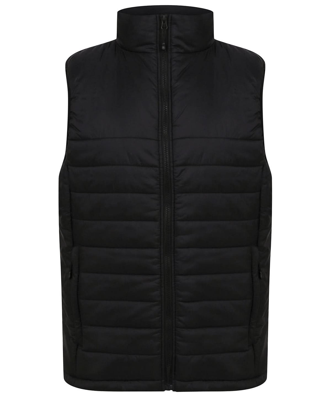 Henbury Unisex Padded Gilet HB875 - Black - Customisable Gilets &amp; Body Warmers