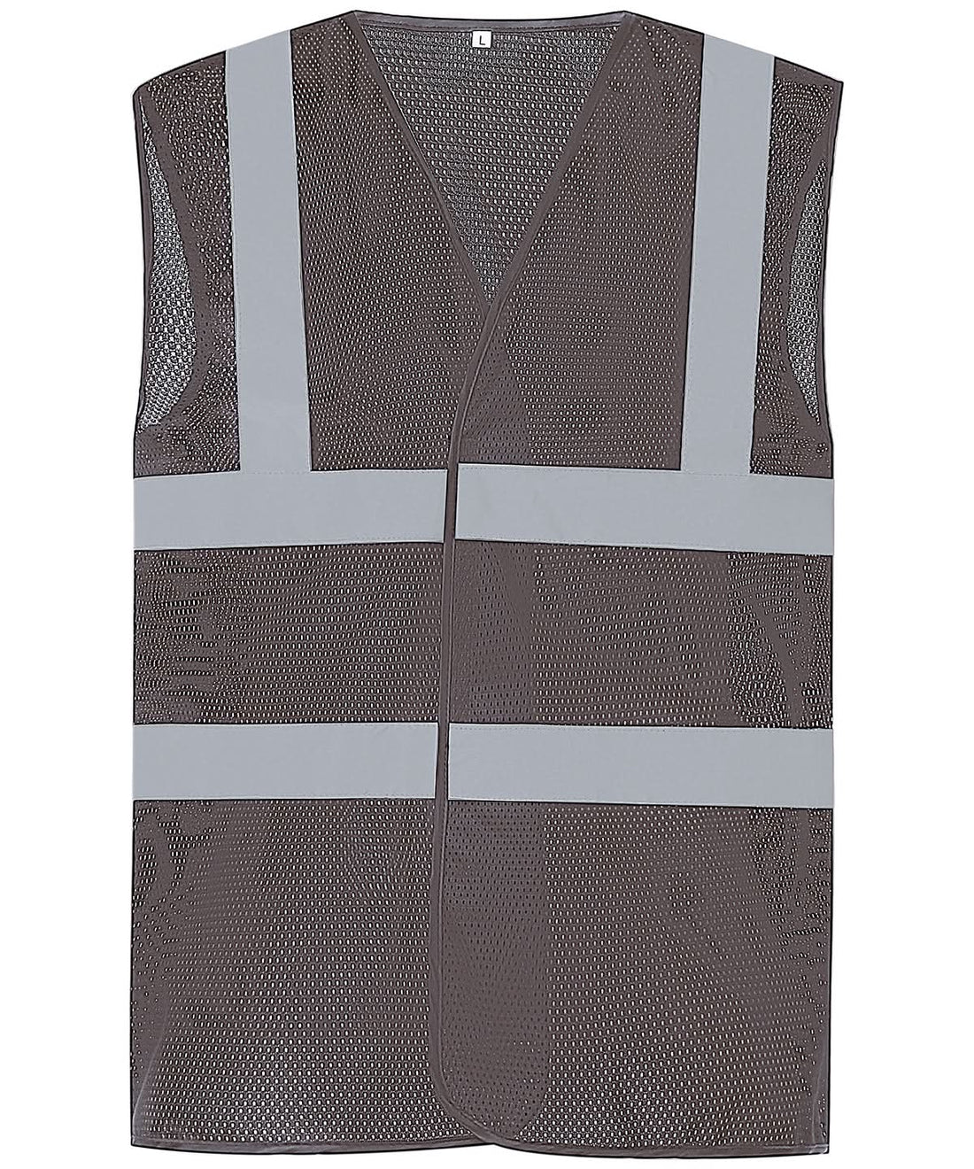 Yoko Top Cool Open Mesh 2 Band And Braces Waistcoat Hvw120 YK006 - Grey - Customisable HV Vest