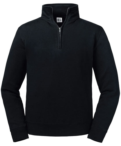 Russell Europe Authentic zip sweatshirt J270M - Black - Customisable Sweatshirts