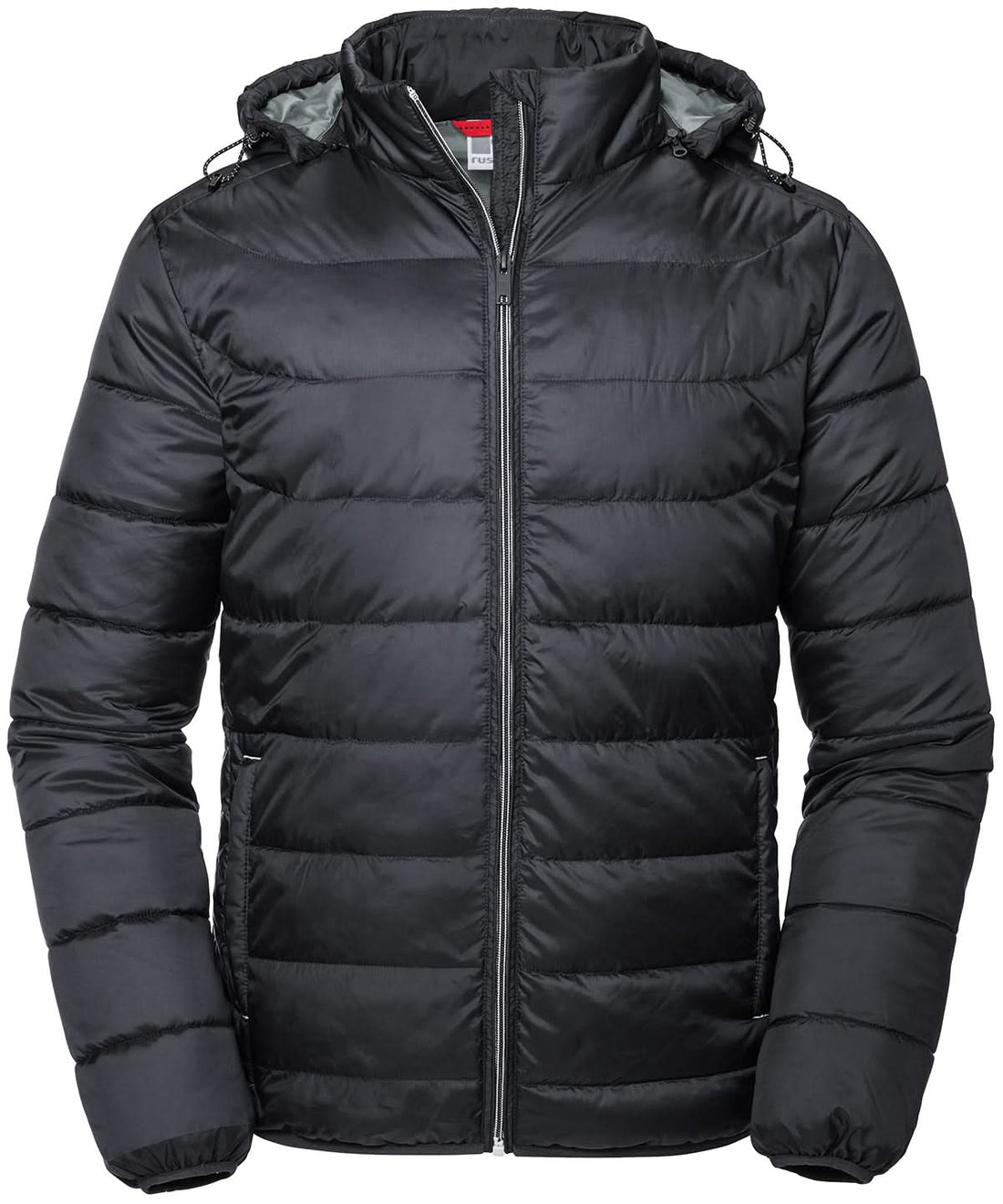 Russell Europe Hooded Nano jacket J440M - Black - Customisable Jacket
