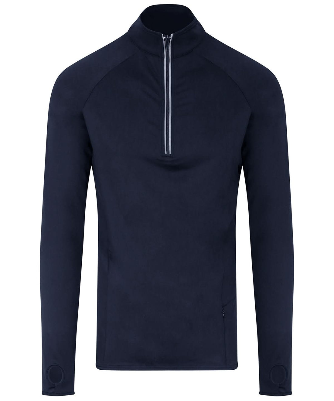 AWDis Just Cool Cool Flex long half zip top JC030 - French Navy - Customisable Sports Overtops