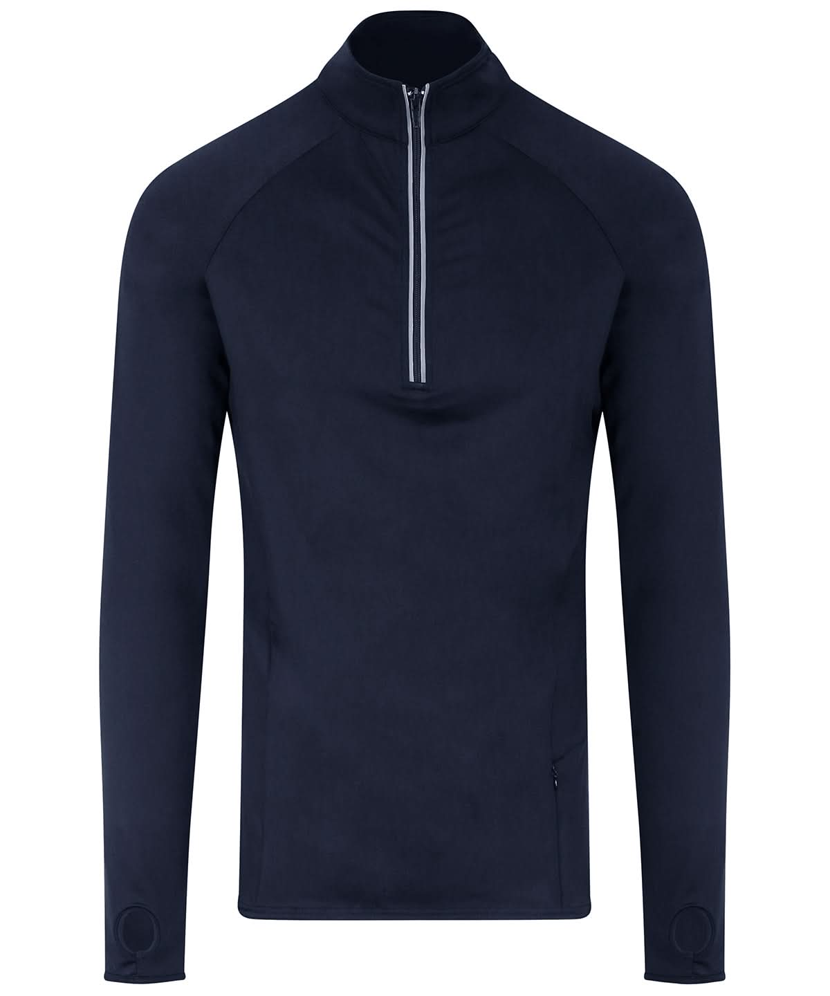 AWDis Just Cool Cool Flex long half zip top JC030 - French Navy - Customisable Sports Overtops