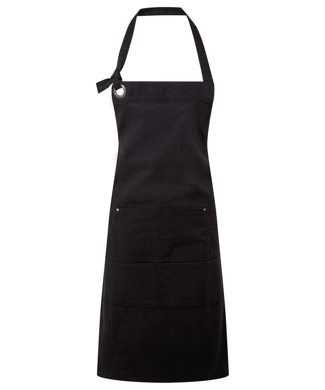 Premier Calibre heavy cotton canvas pocket apron PR137 - Black One size - Customisable Apron