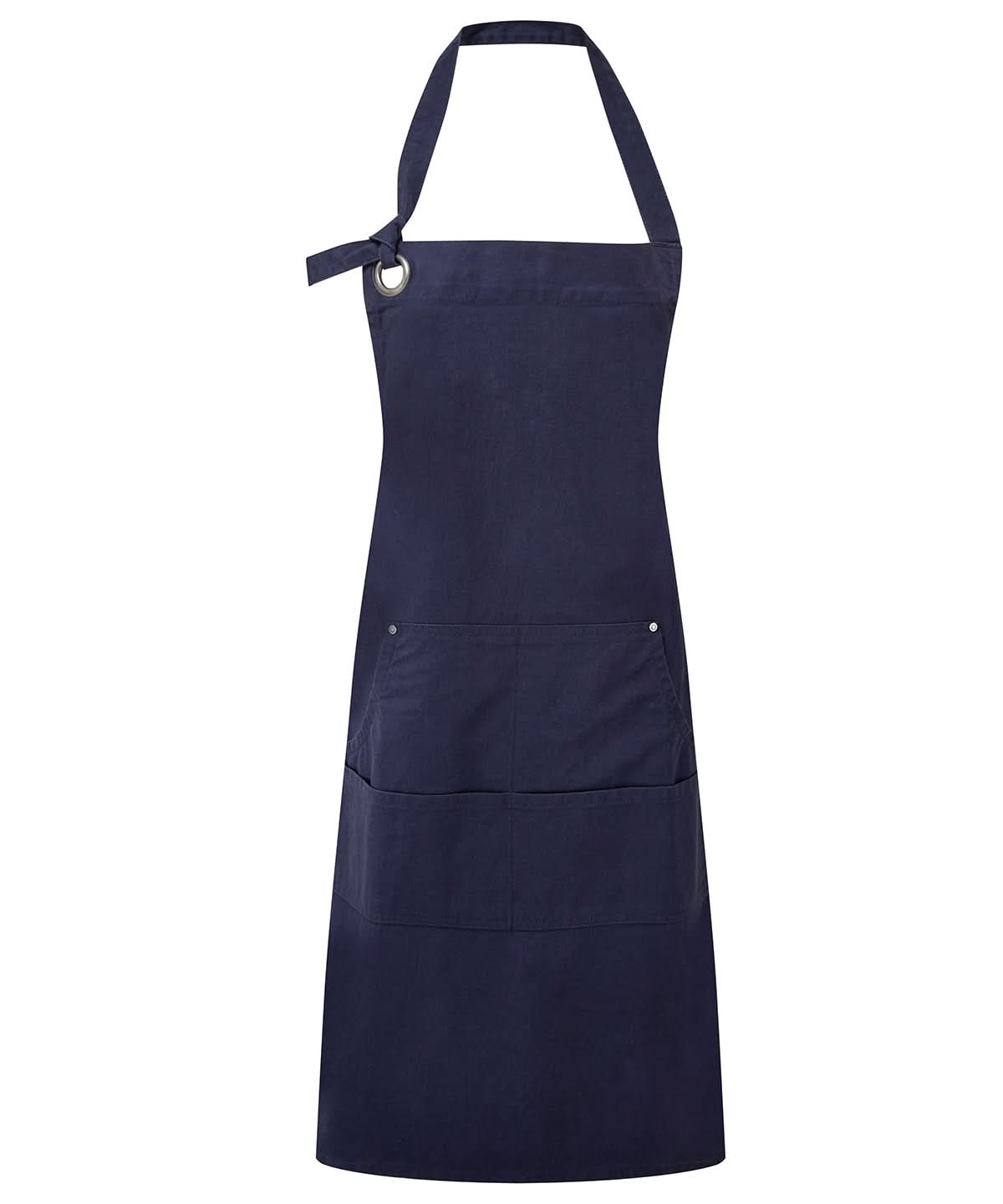 Premier Calibre heavy cotton canvas pocket apron PR137 - Navy One size - Customisable Apron