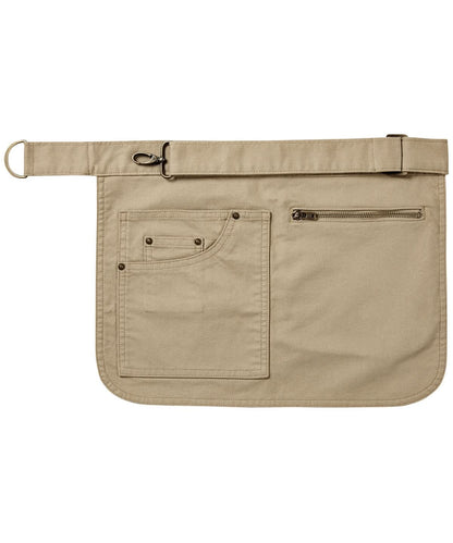 Premier Metro utility hip apron PR138 - Khaki One size - Customisable Apron