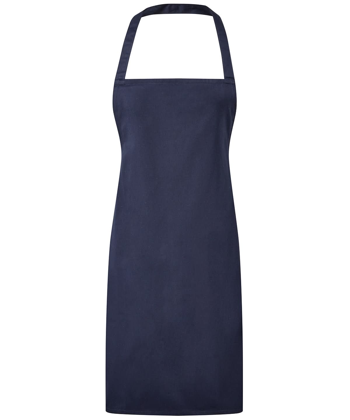 Premier Essential bib apron PR165 - Navy One size - Customisable Apron