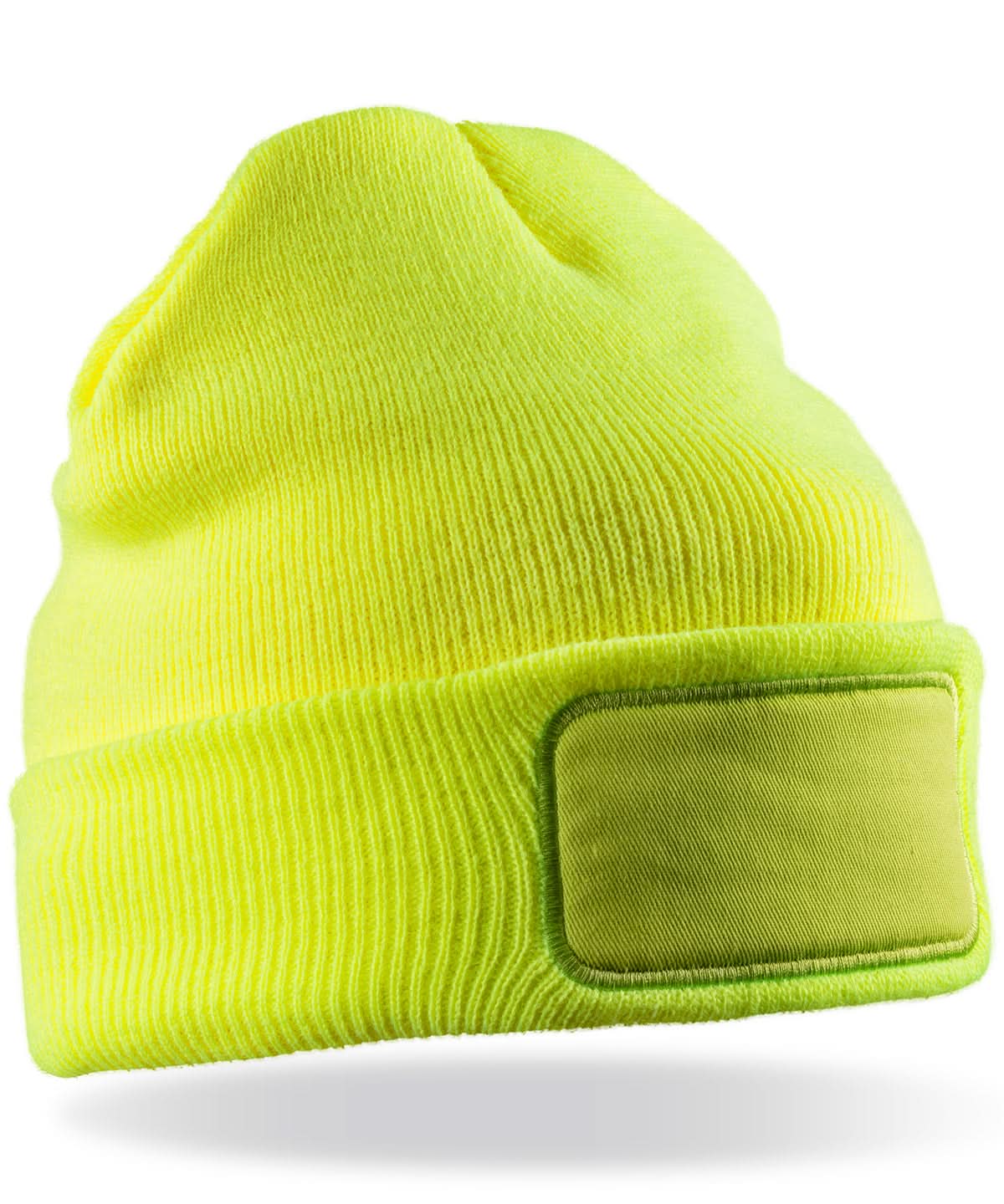 Result Winter Essentials Double knit Thinsulate printers beanie RC34X - Fluorescent Yellow One size - Customisable Beanies