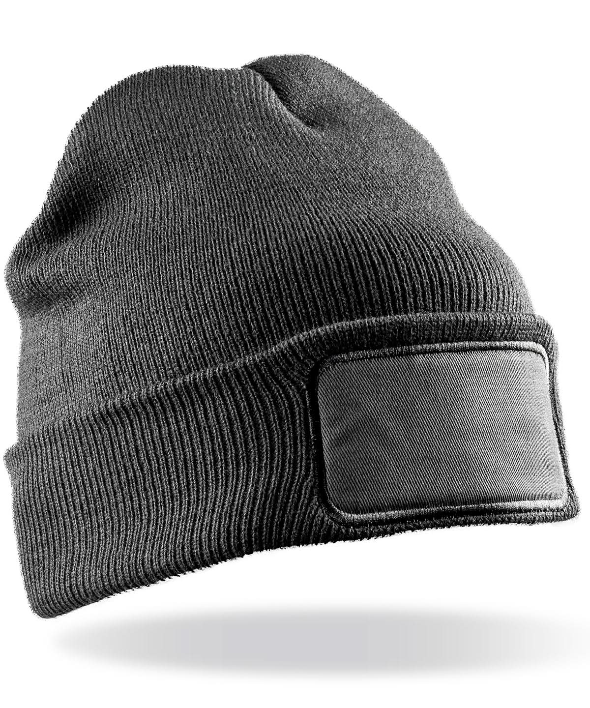 Result Winter Essentials Double knit Thinsulate printers beanie RC34X - Grey One size - Customisable Beanies
