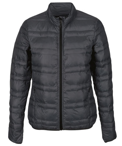 Regatta Professional Womens Firedown down touch jacket RG215 - Seal Grey Black - Customisable Jackets