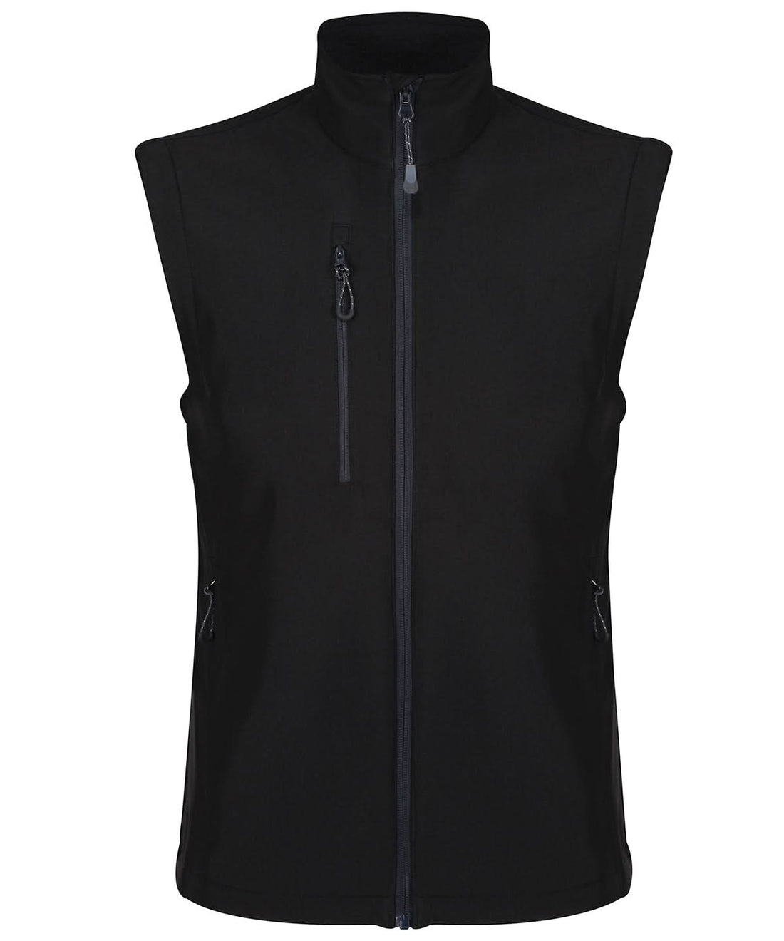 Regatta Honestly Made Honestly Made recycled softshell bodywarmer RG351 - Black - Customisable Bodywarmer