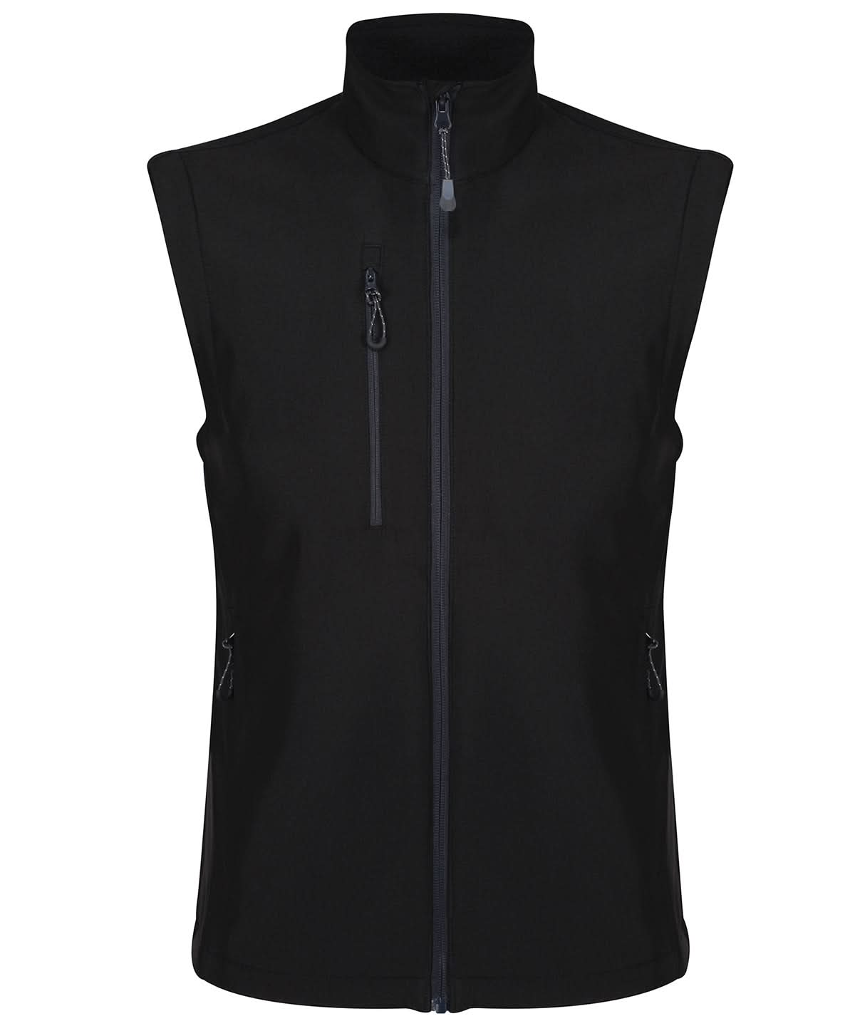 Regatta Honestly Made Honestly Made recycled softshell bodywarmer RG351 - Black - Customisable Bodywarmer