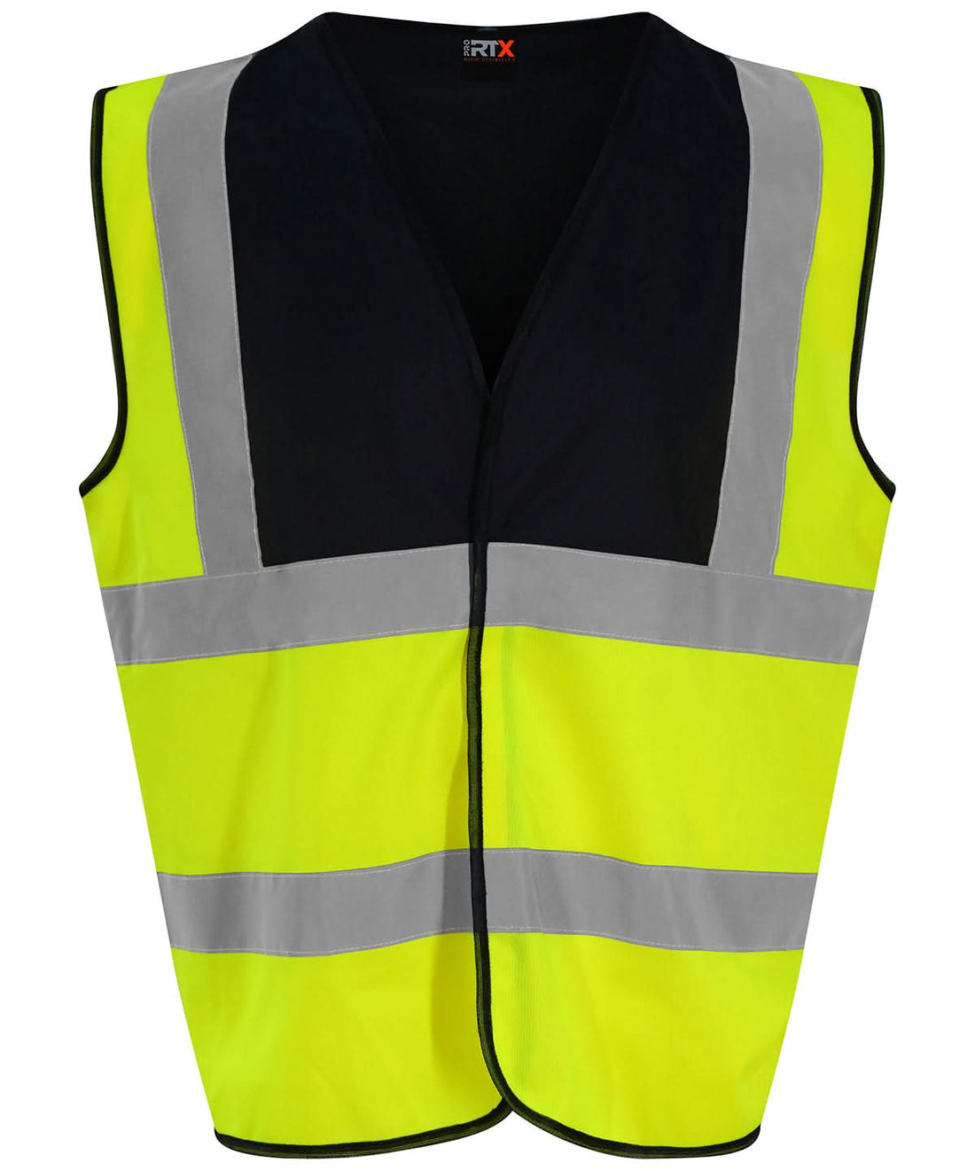ProRTX High Visibility Waistcoat Hv Yellowblack RX700 - Hv Yellowblack - Customisable HV Vest
