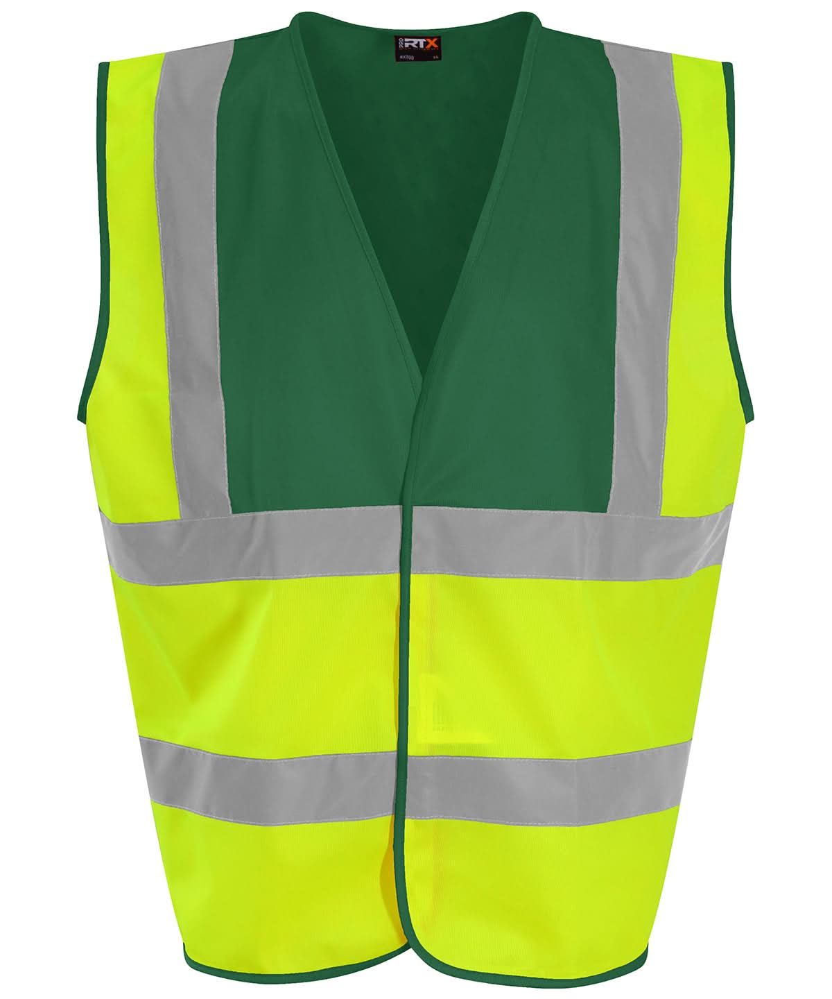 ProRTX High Visibility Waistcoat Hv Yellowparamedic Green RX700 - Hv Yellowparamedic Green - Customisable Hi-Vis Vest