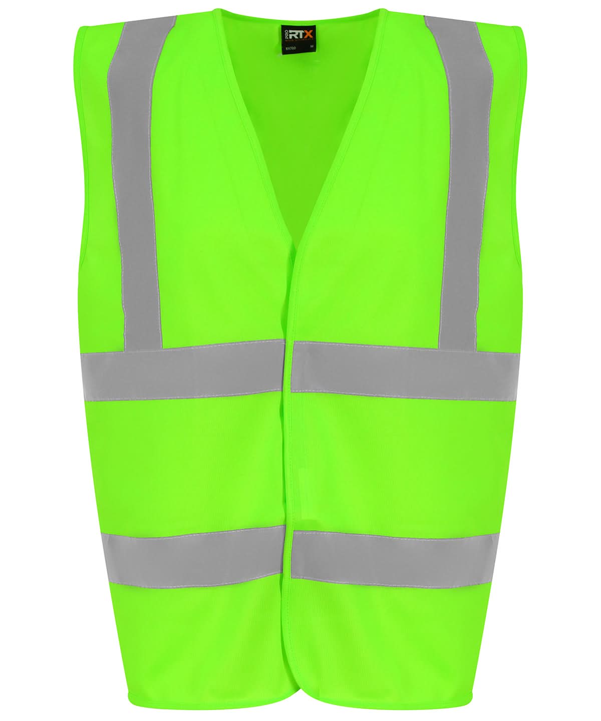 ProRTX High Visibility Waistcoat Lime RX700 - Lime - Customisable HV Vest