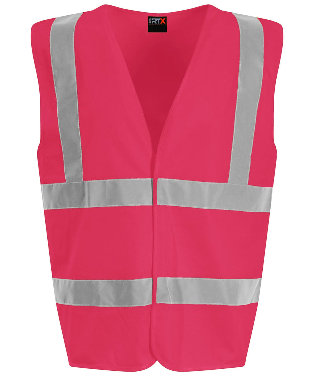 ProRTX High Visibility Waistcoat Pink RX700 - Pink - Customisable HV Vest