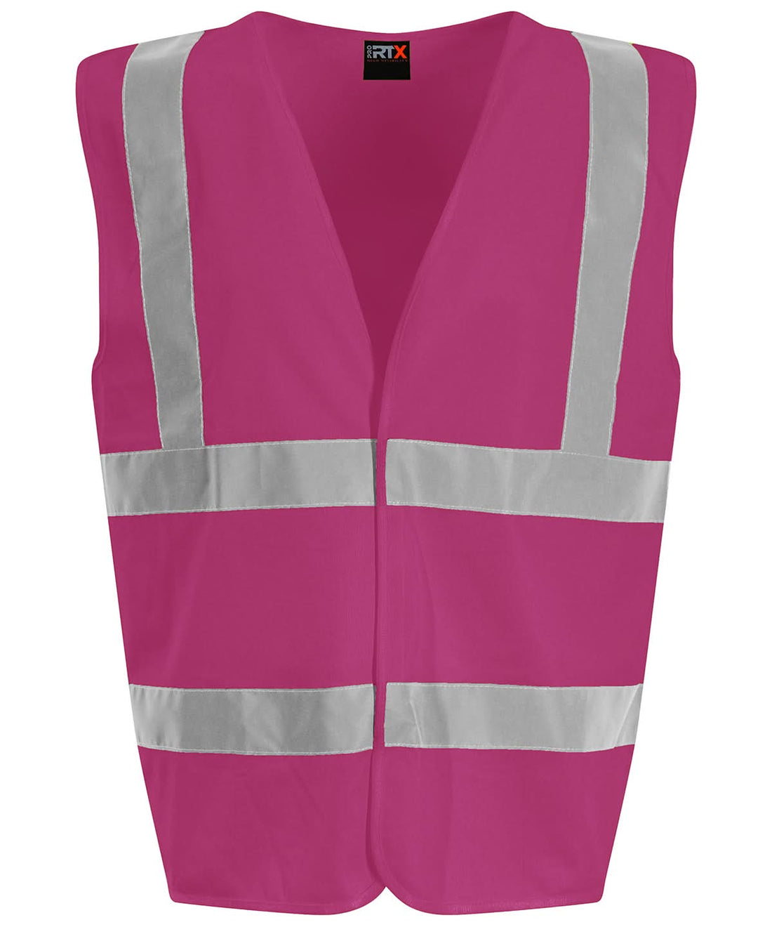 ProRTX High Visibility Waistcoat Raspberry RX700 - Raspberry - Customisable HV Vest
