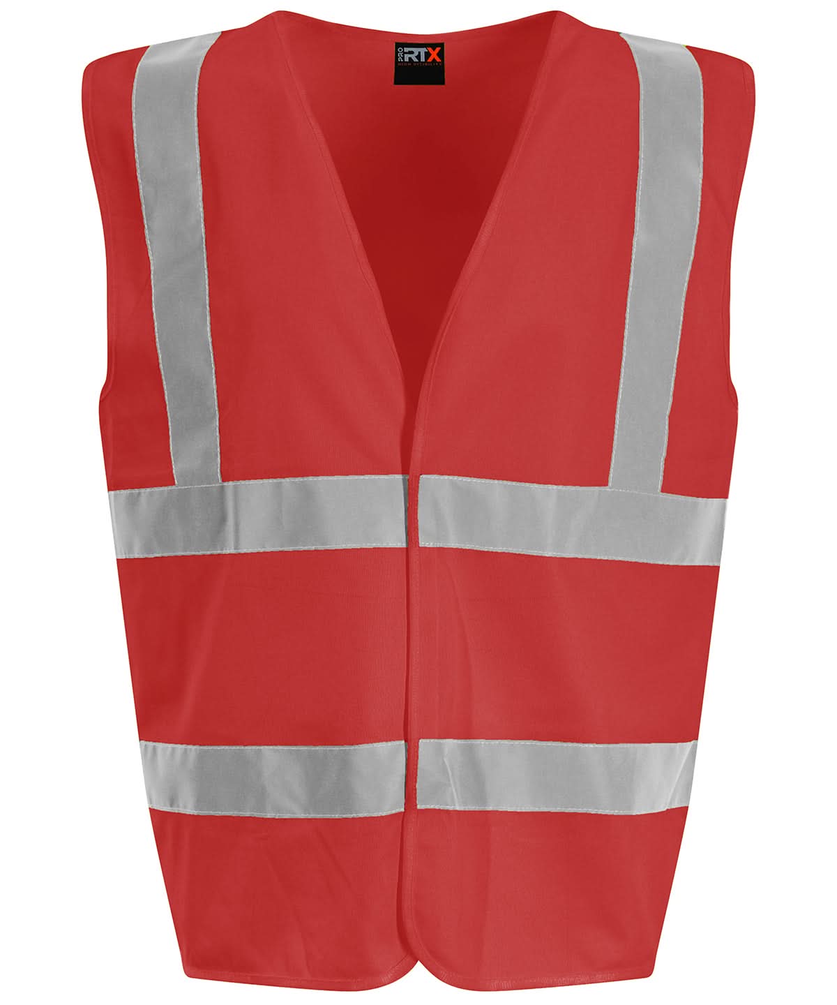 ProRTX High Visibility Waistcoat Red RX700 - Red - Customisable Hi-Vis Vest
