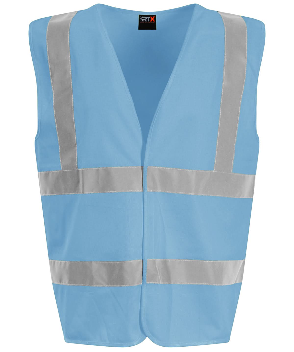ProRTX High Visibility Waistcoat Sky Blue RX700 - Sky Blue - Customisable Hi-Vis Vest