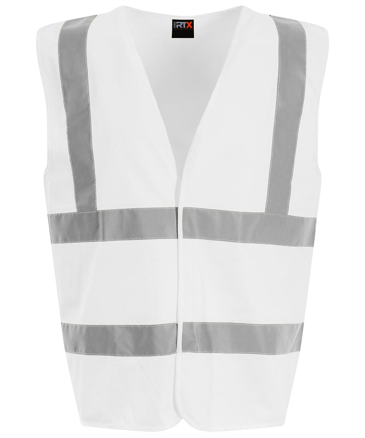 ProRTX High Visibility Waistcoat White RX700 - White - Customisable Hi-Vis Vest