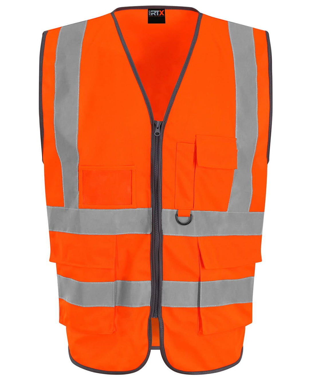 ProRTX High Visibility Executive waistcoat RX705 - HV Orange - Customisable HV Vest