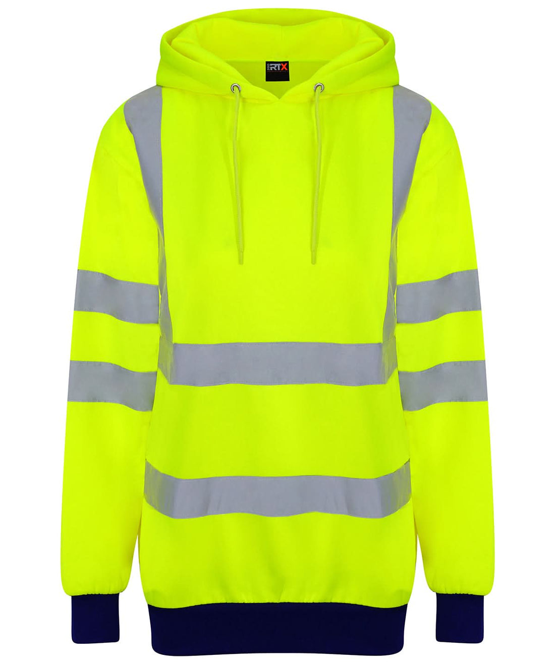 ProRTX High Visibility High visibility hoodie RX740 - HV Yellow Navy - Customisable Hoodies