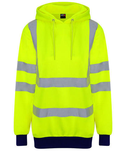 ProRTX High Visibility High visibility hoodie RX740 - HV Yellow Navy - Customisable Hoodies