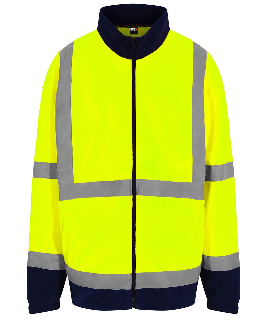 ProRTX High Visibility High visibility full zip fleece RX750 - HV Yellow Navy - Customisable Fleece