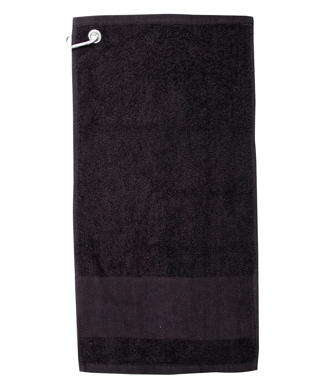 Towel City Printable border golf towel TC033 - Black One size - Customisable Towels