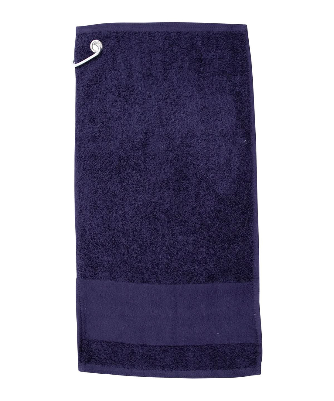 Towel City Printable border golf towel TC033 - Navy One size - Customisable Towels