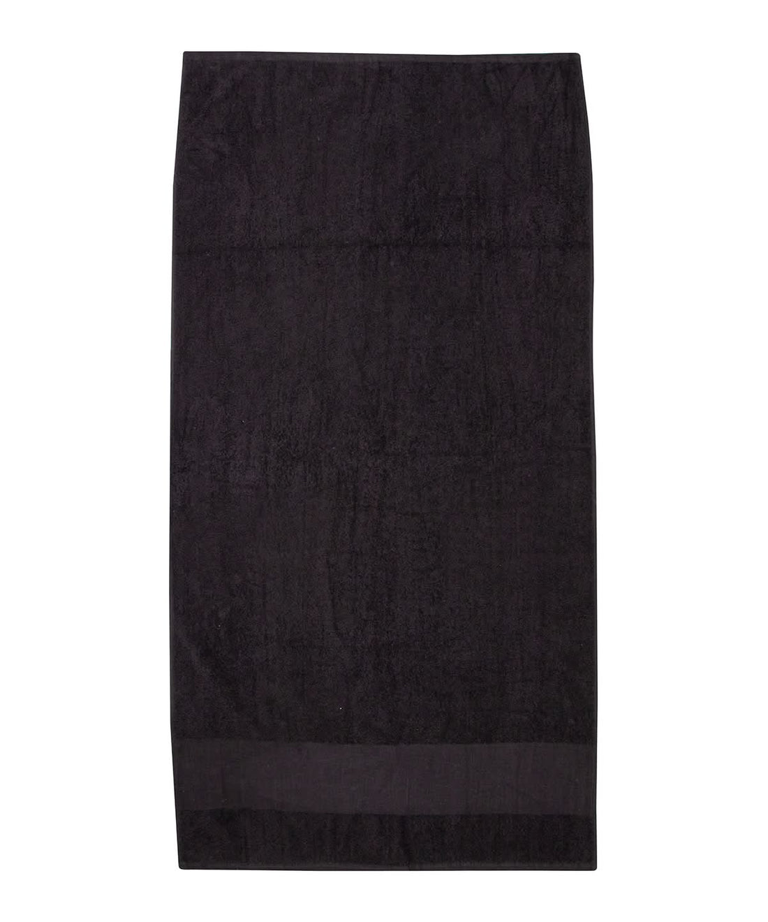 Towel City Printable border hand towel TC034 - Black One size - Customisable Towels
