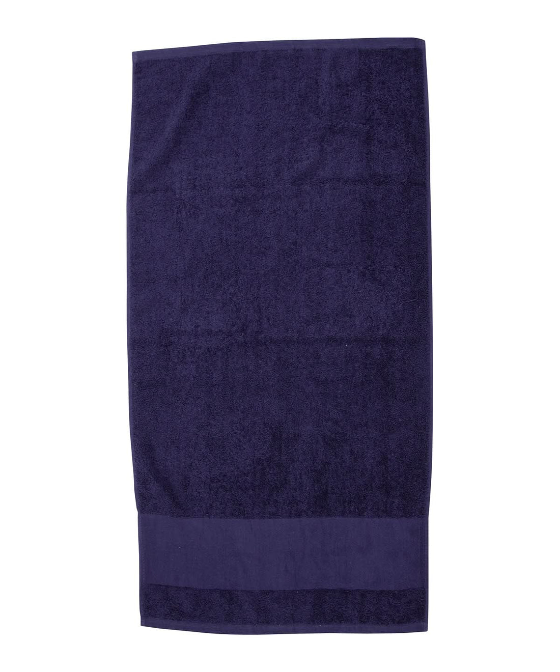 Towel City Printable border hand towel TC034 - Navy One size - Customisable Towels