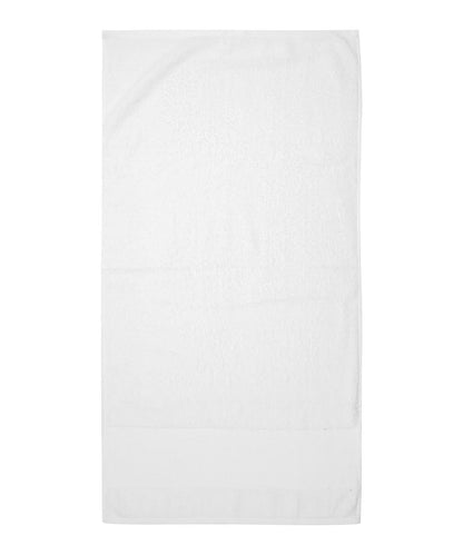 Towel City Printable border hand towel TC034 - White One size - Customisable Towels