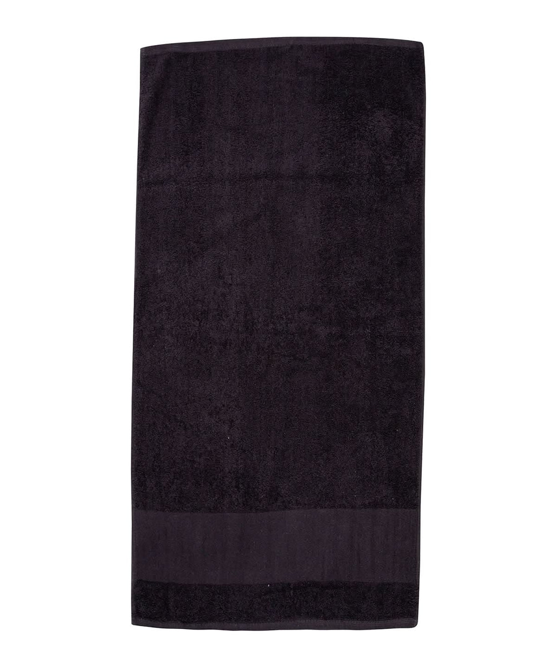 Towel City Printable border bath towel TC035 - Black One size - Customisable Towels