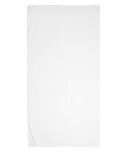Towel City Printable border bath towel TC035 - White One size - Customisable Towels