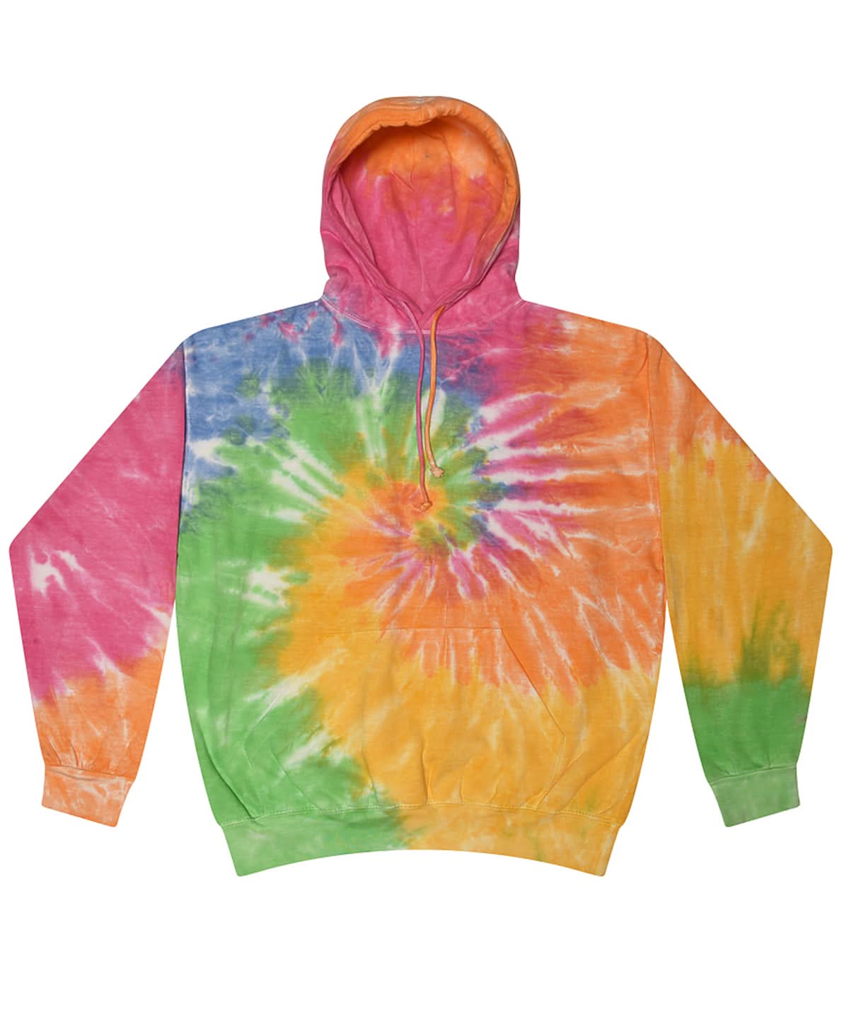 Colortone Rainbow tie dye hoodie TD31M - Eternity - Customisable Hoodies