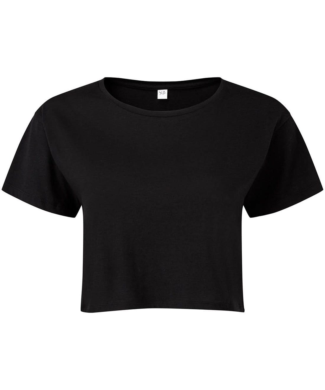 TriDri Tridri WomenS Crop Top TR019 - Black - Customisable T-Shirts